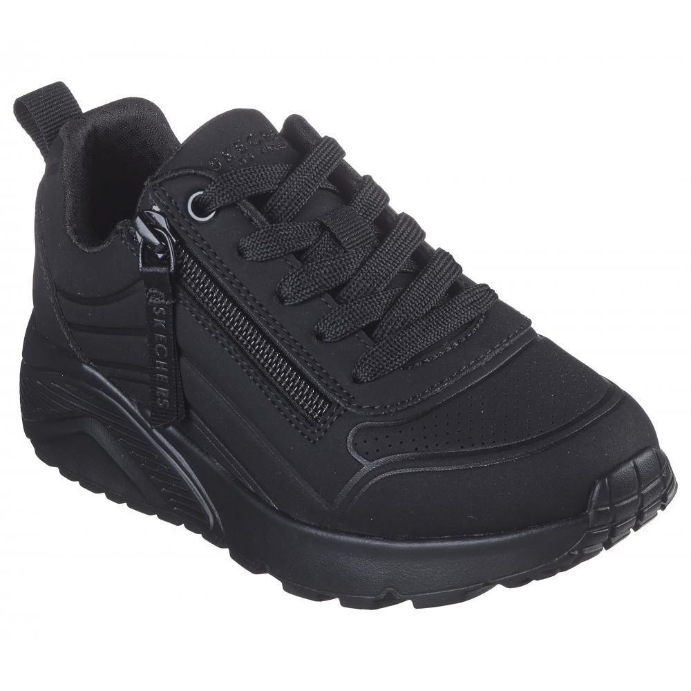 Zapatilla Niña Uno Lite Easy Zip Negro Skechers A-4