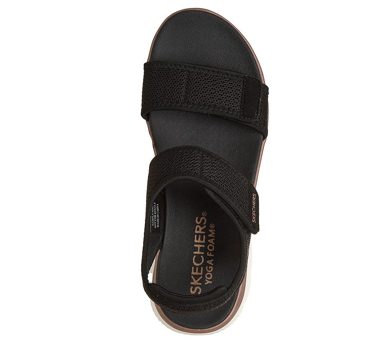 Sandalias Skechers Mujer Summits Sandals Cute Mark Negro-1