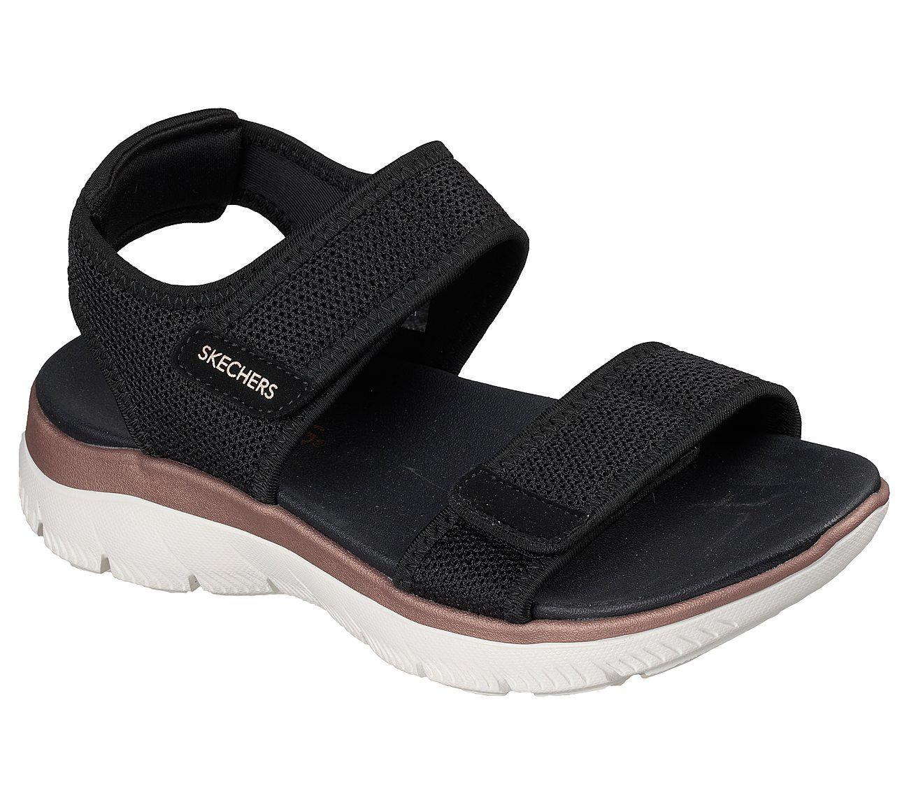 Sandalias Skechers Mujer Summits Sandals Cute Mark Negro-4