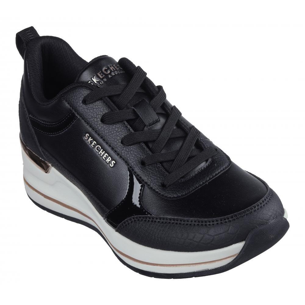 Zapatilla Mujer Billion 2 Mid Lace Up Negro Skechers-4
