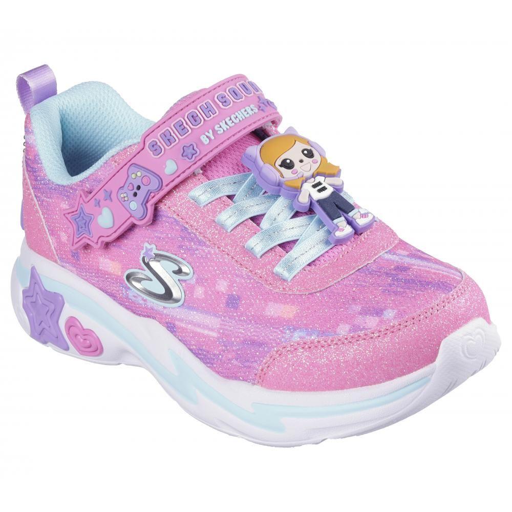Zapatilla Niña Snuggle Sneaks Skech Squad Rosado Skechers-4