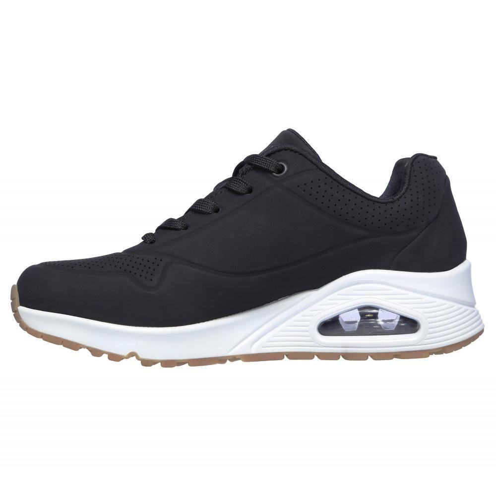 Zapatilla Mujer Uno Stand On Air Negro Skechers-4
