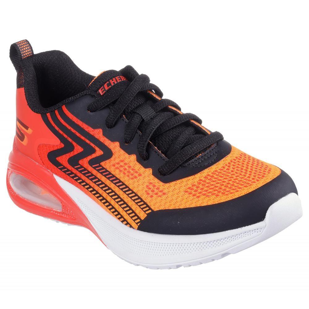 Zapatilla Niño Microspec Max Advance Vadieno Negro Skechers-4