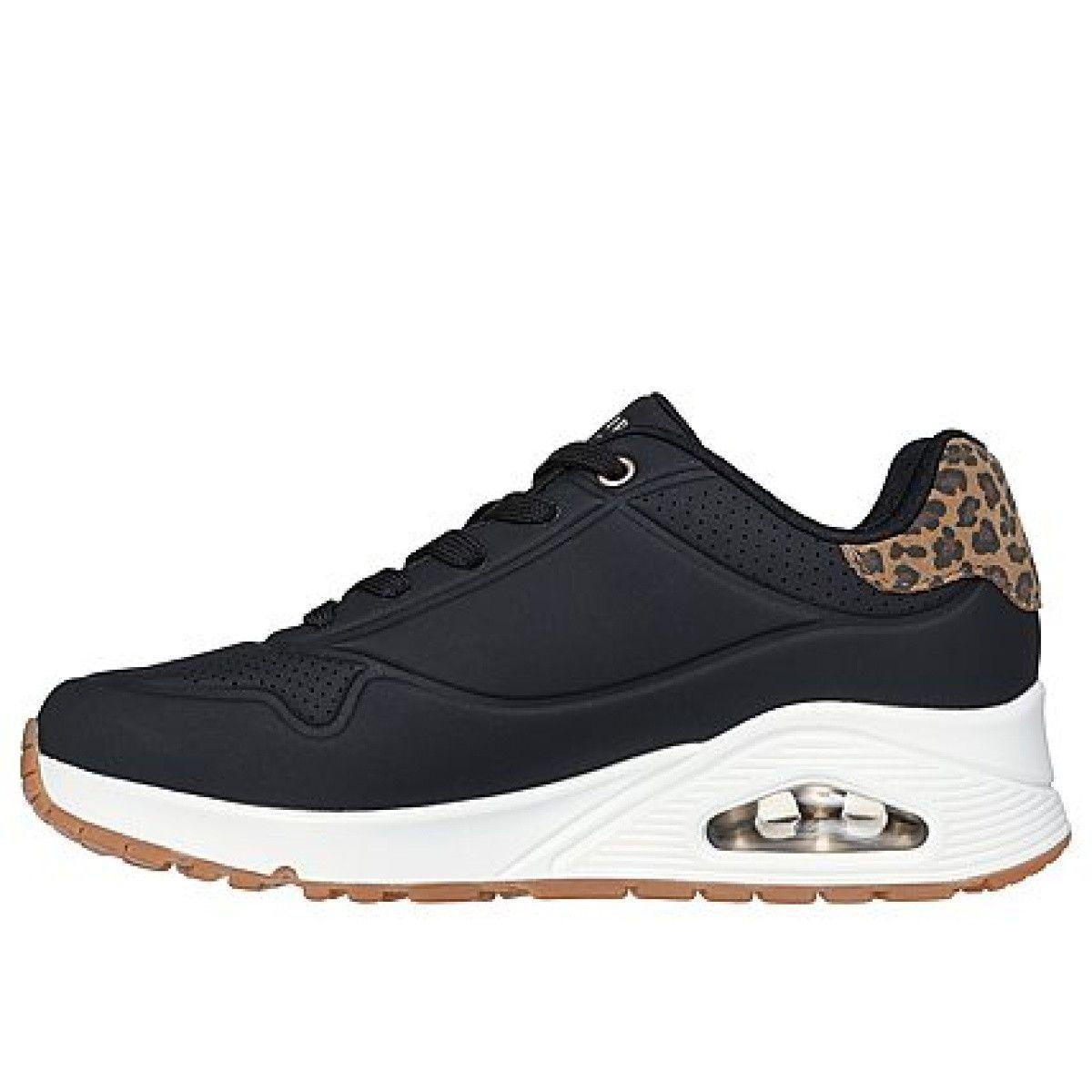 Zapatillas Skechers Uno Jungle Nite Mujer Negro-3