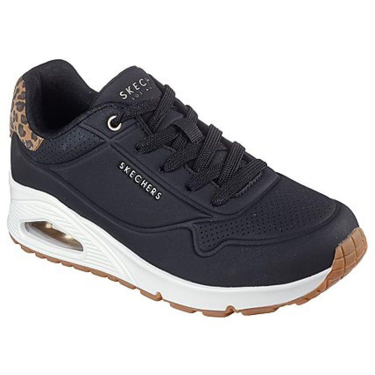 Zapatillas Skechers Uno Jungle Nite Mujer Negro-4