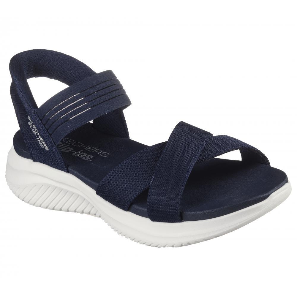 Sandalia Mujer Skechers Slip-ins: Ultra Flex 3.0 Azul-4