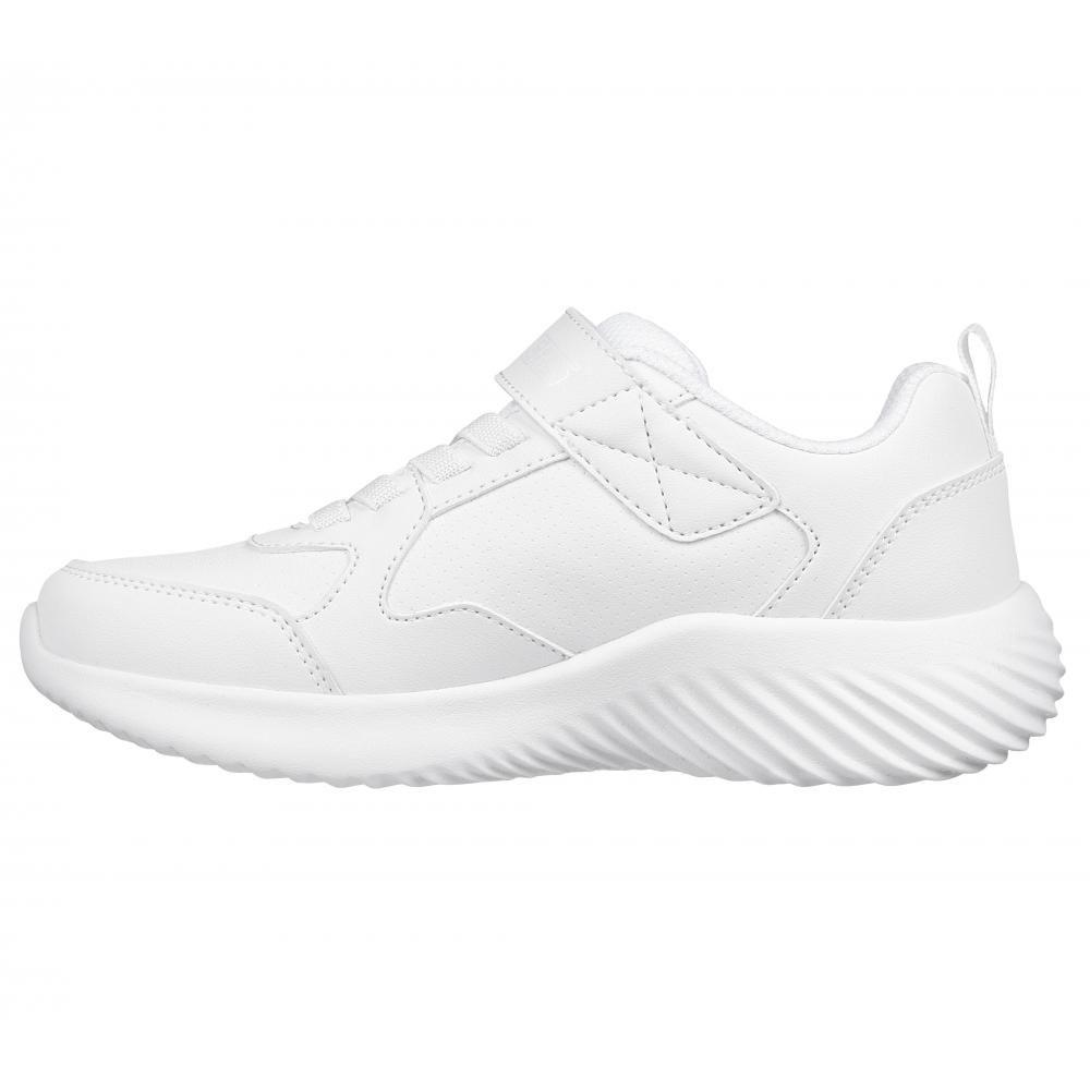 Zapatilla Niño Bounder Power Study Blanco Skechers-3