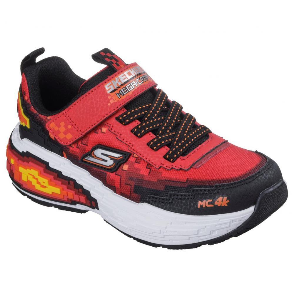 Zapatillas Niño Mega-Craft 4K Rojo Skechers-3