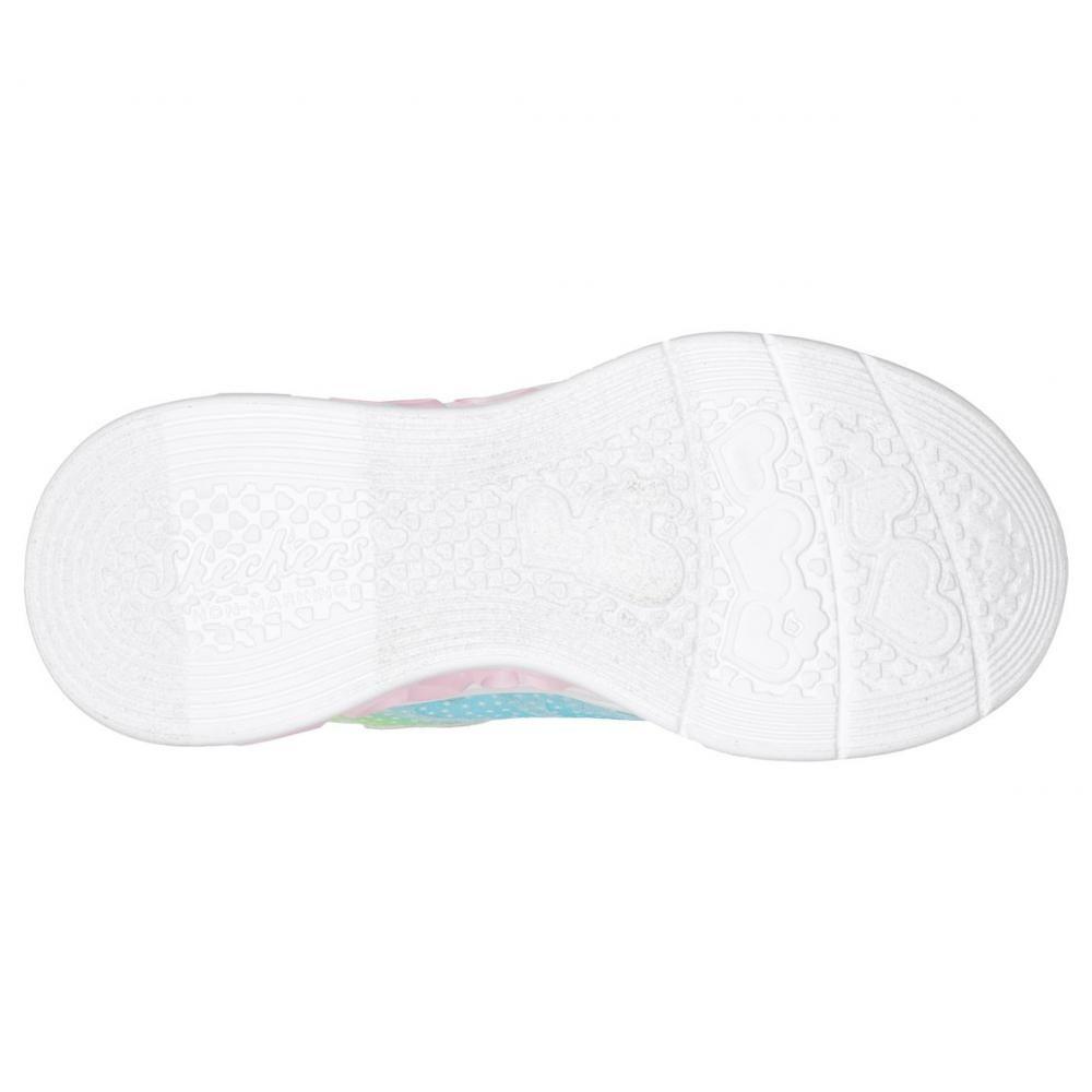 Zapatillas Niña Flutter H Lights Simply Love Gris Skechers-2
