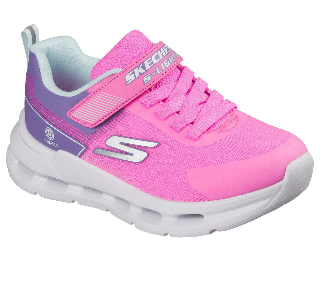 Zapatillas Niña Glide-Step Lights Blanco rosado Skechers-3