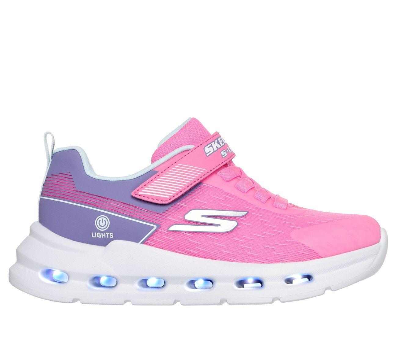 Zapatillas Niña Glide-Step Lights Blanco rosado Skechers-4