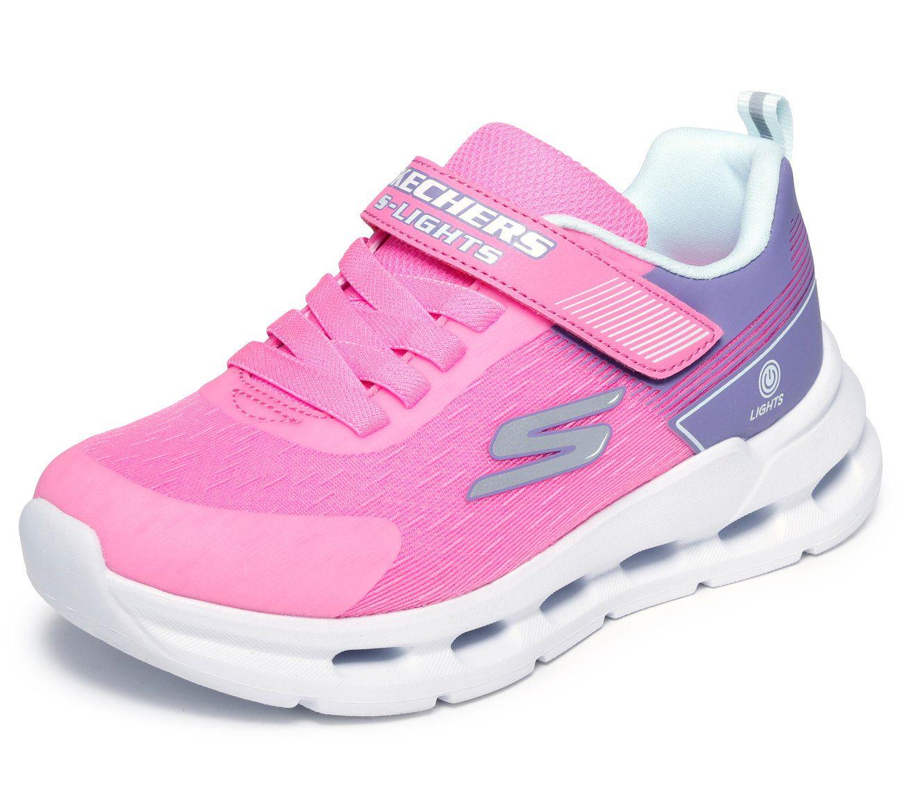 Zapatillas Niña Glide-Step Lights Blanco rosado Skechers-5