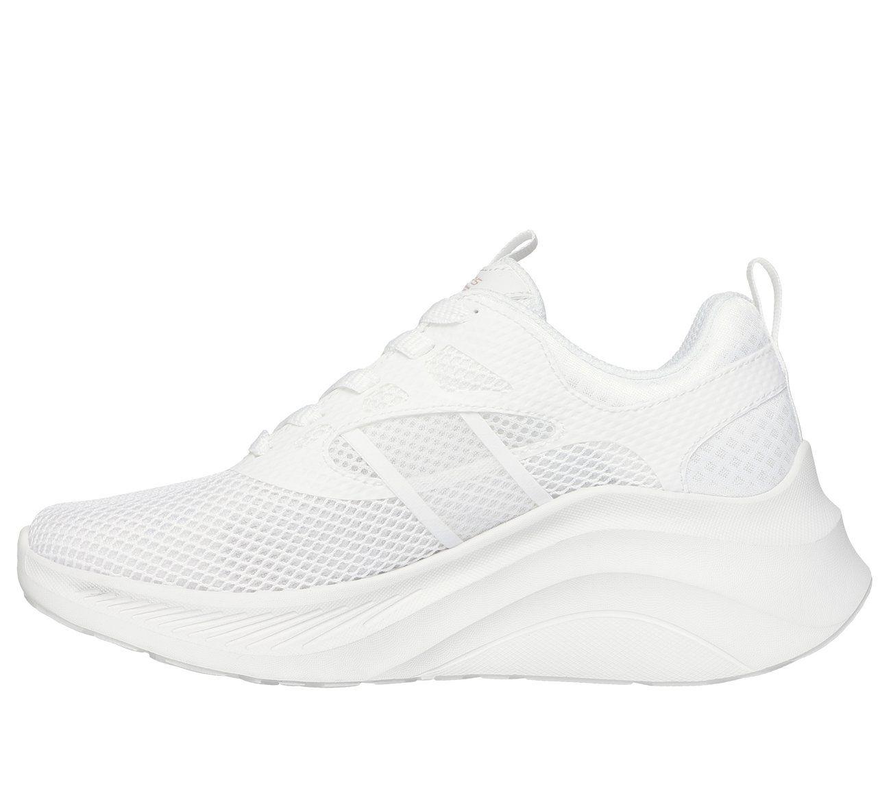 Zapatillas Mujer BobsChaos Hi Dazzling Glint Blanco Skechers-4