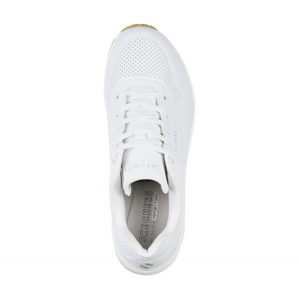 Zapatilla Mujer Uno Stand On Air Blanca Skechers-2