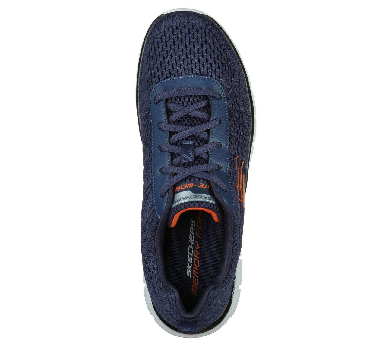 Zapatillas Hombre Track Moulton Azul Skechers-1