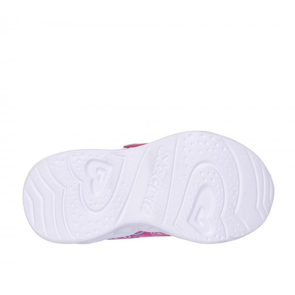 Zapatilla Niña Heart Lights Boogie Land Rosado Skechers-2