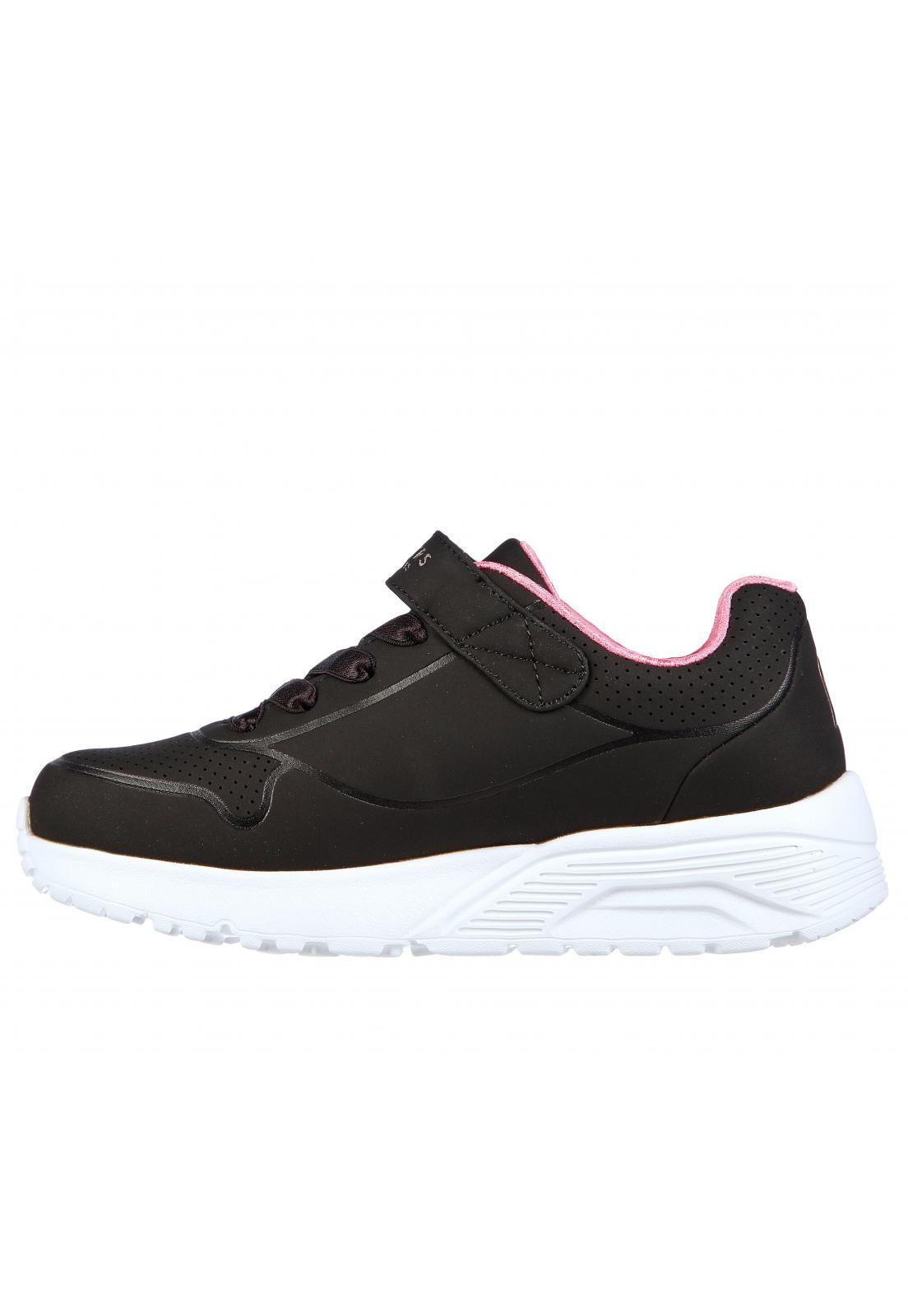 Zapatilla Niña Uno Lite Negra BW Skechers-3