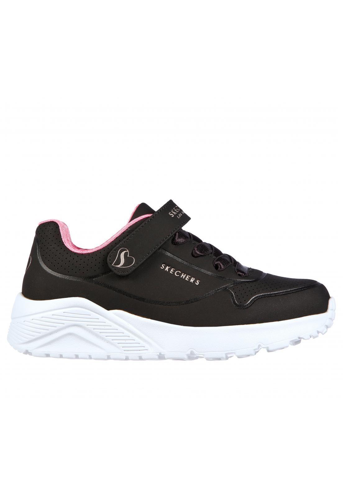 Zapatilla Niña Uno Lite Negra BW Skechers-4