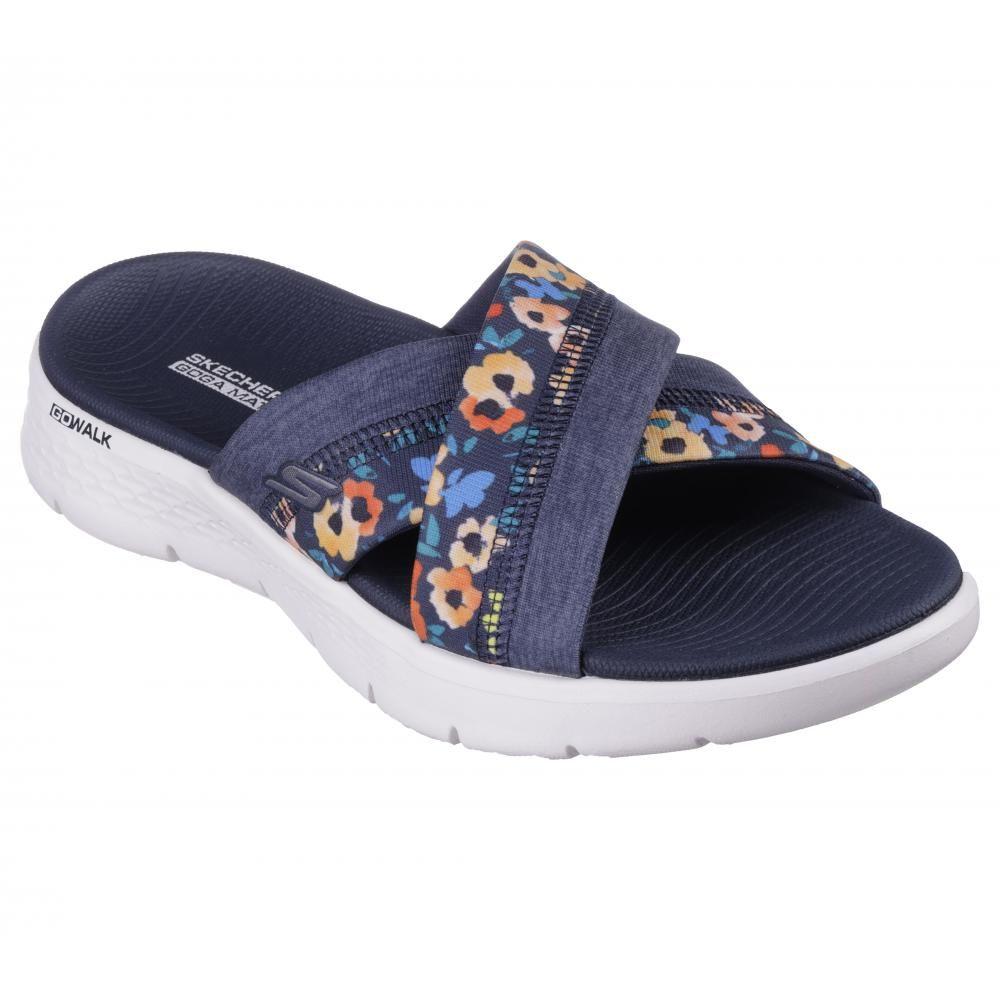 Sandalia Mujer Go Walk Flex Sandal Blossoms Azul Skechers-4