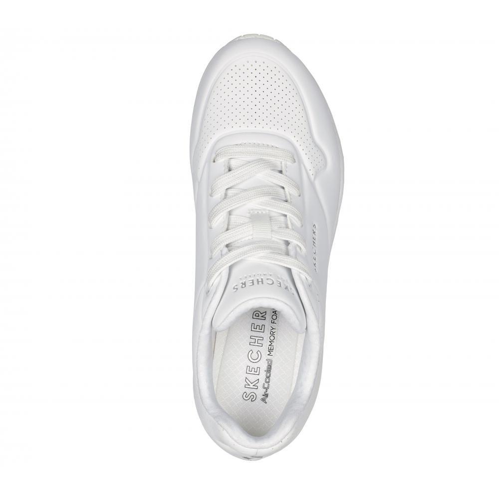 Zapatilla Mujer Uno Stand On Air Blanco Skechers-2