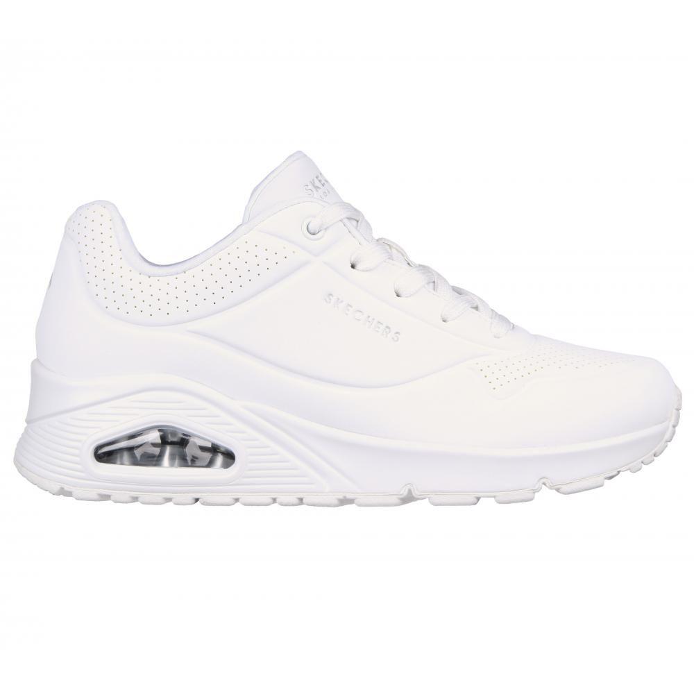 Zapatilla Mujer Uno Stand On Air Blanco Skechers-5