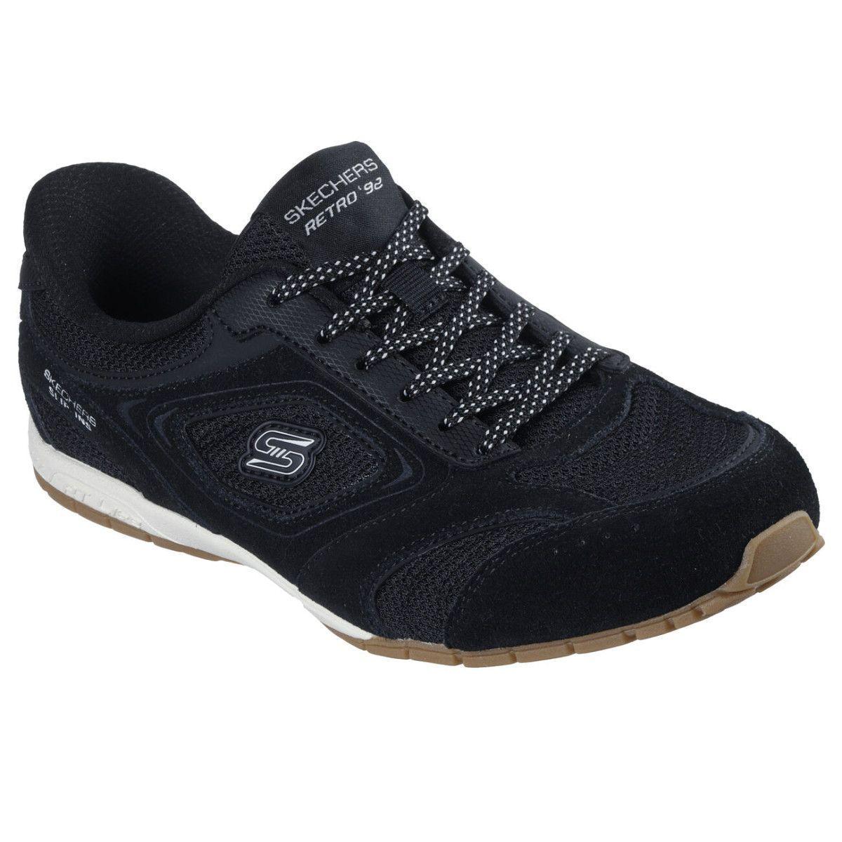 Zapatilla Mujer Retro Lite Negro W Skechers-4