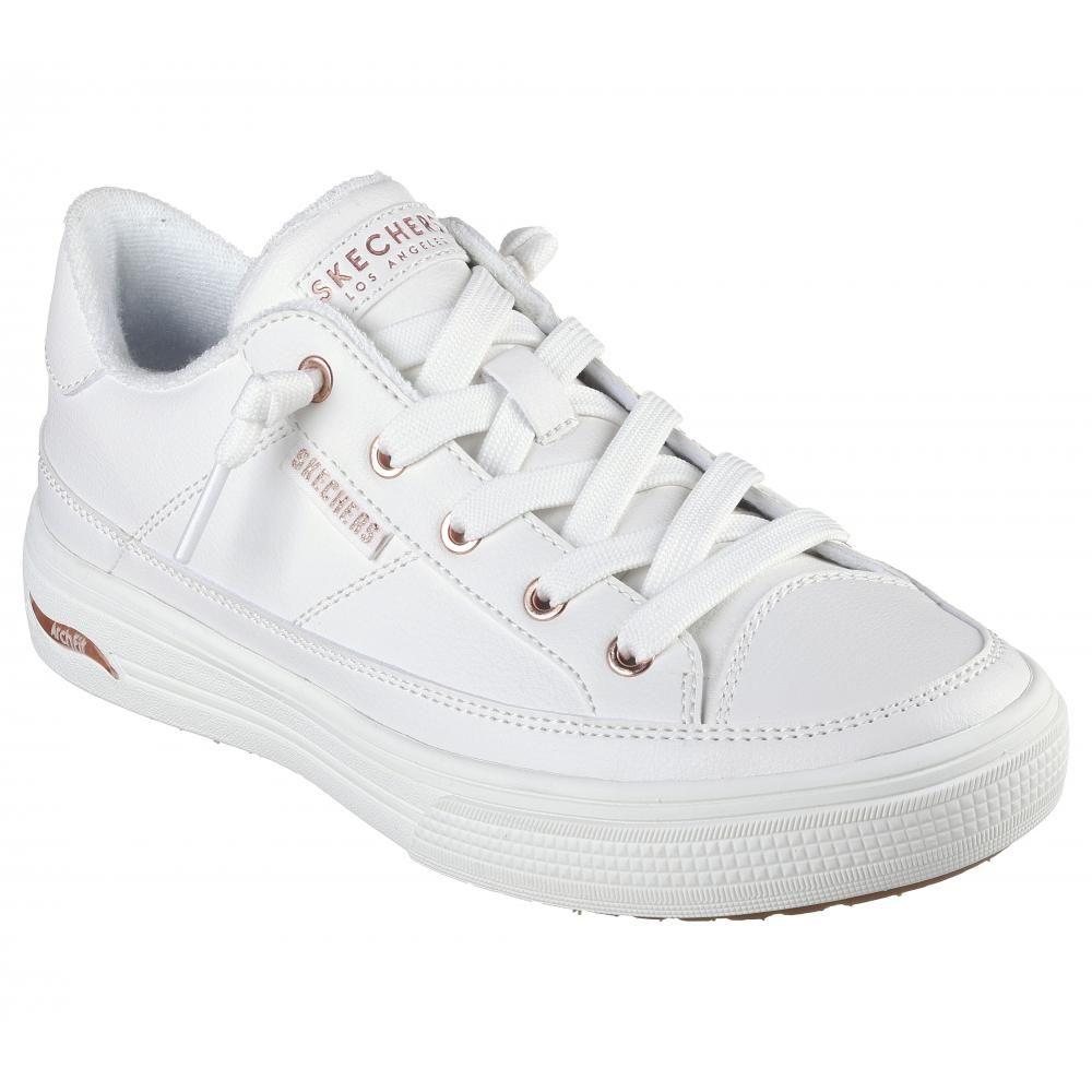 Zapatilla Mujer Arch Fit Arcade On My Way Blanco Skechers-5
