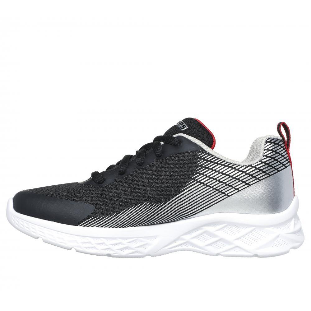 Zapatilla Niño Microspec II Vovrix Negro Skechers-3