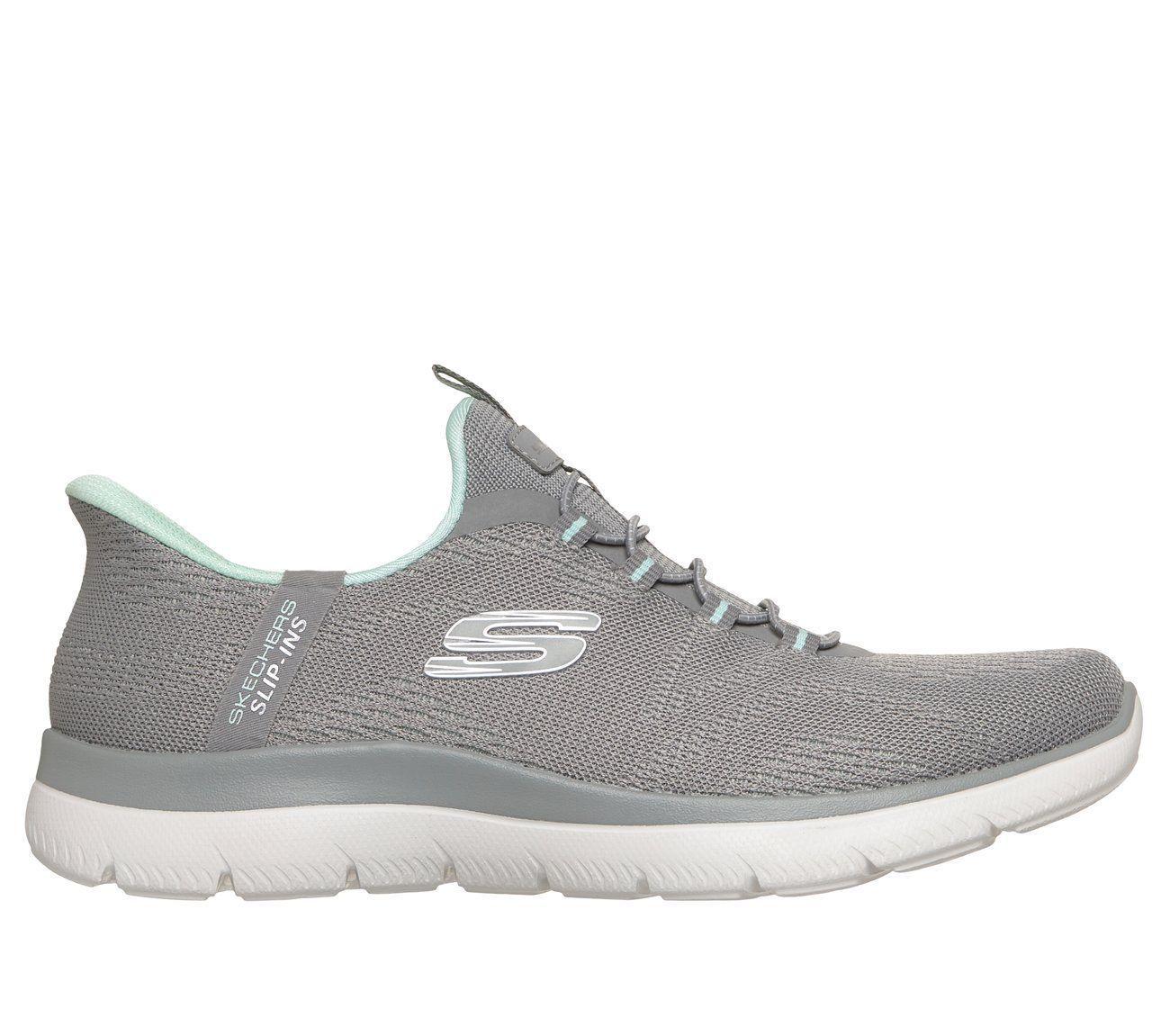 Zapatillas Mujer Slip-ins Summits Dream Chaser Gris Skechers-0