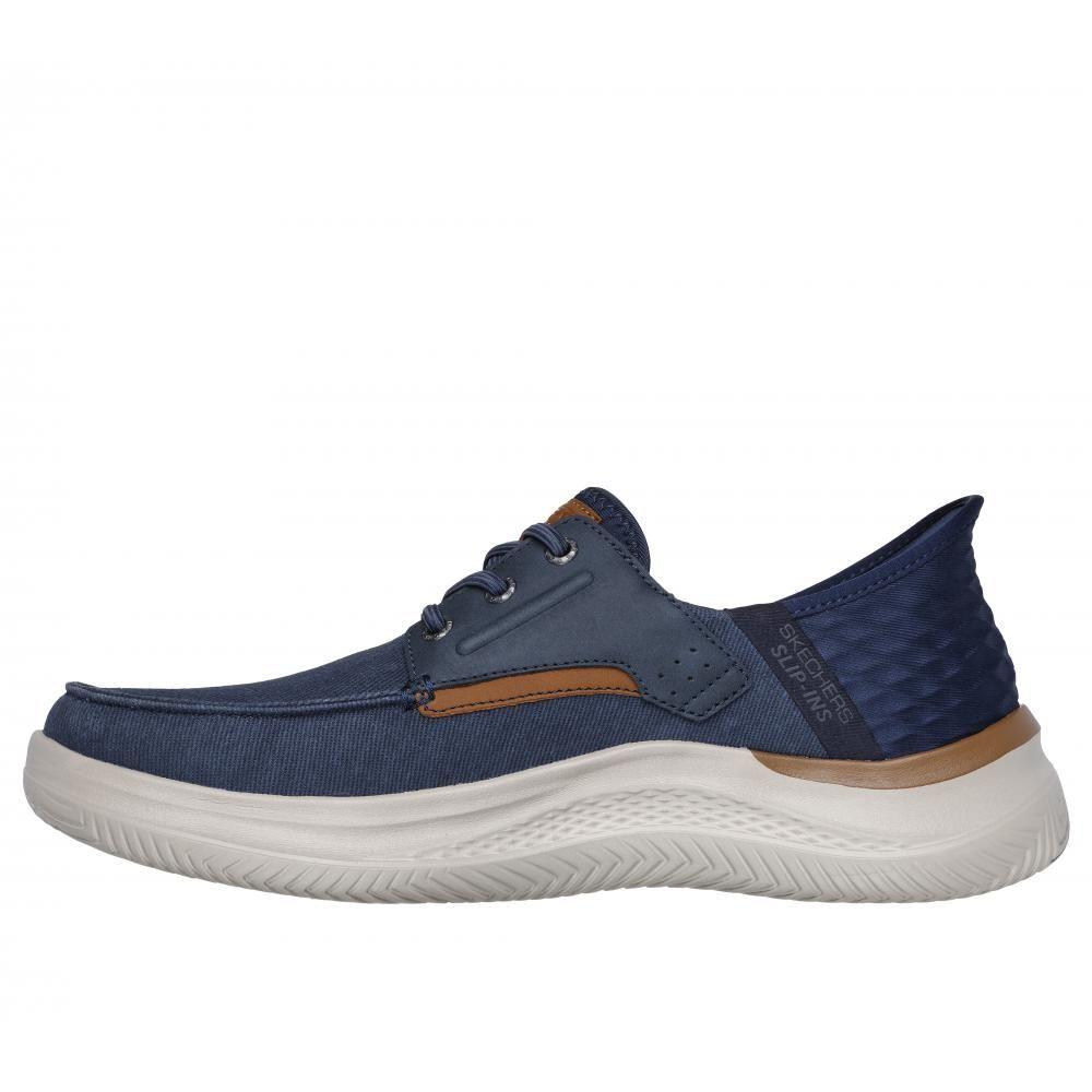 Zapato Hombre Skechers Slip-ins: Hasting Azul-3
