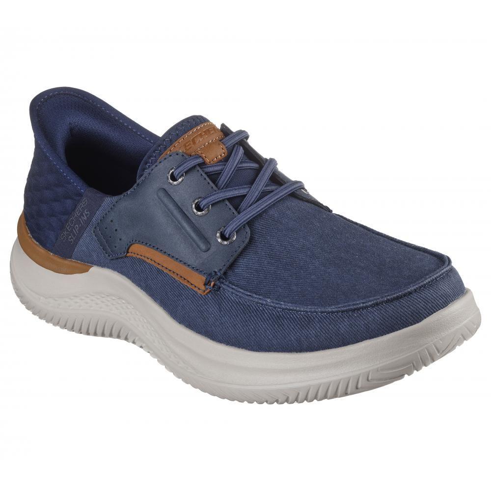 Zapato Hombre Skechers Slip-ins: Hasting Azul-4