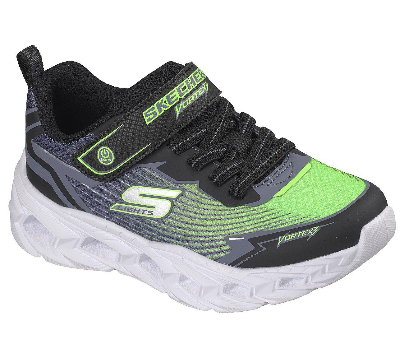 Zapatillas Skechers Niño S-Lights Vortex 3.0 Negro-4