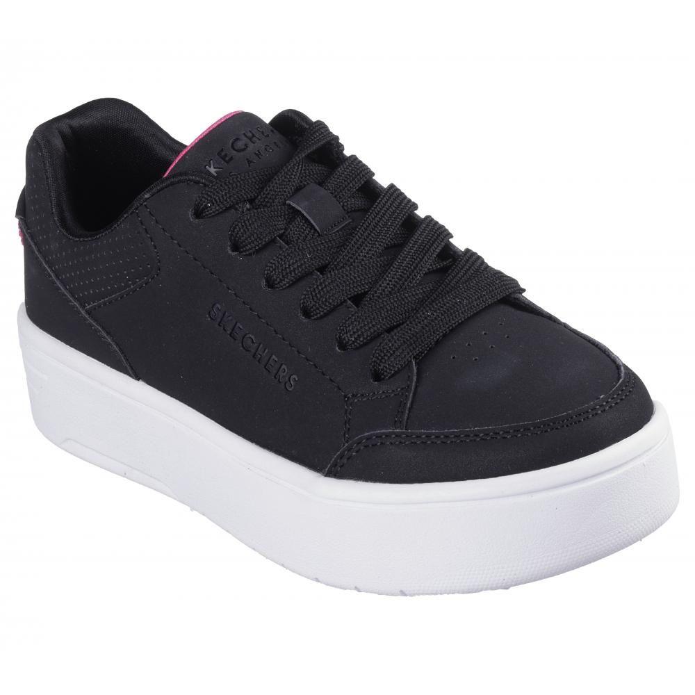 Zapatilla Niña Court High Core Chic Negro Skechers-4