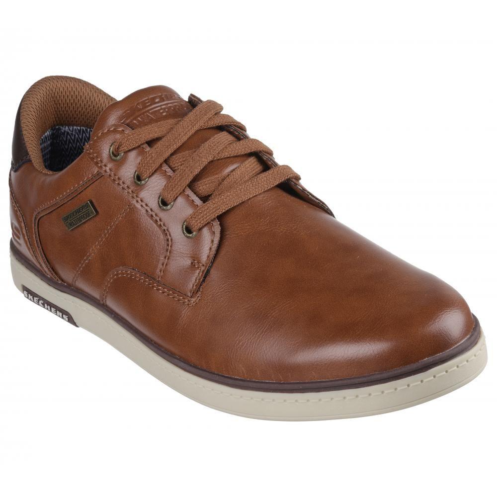 Zapato Hombre Haney Ritter Café Skechers-4