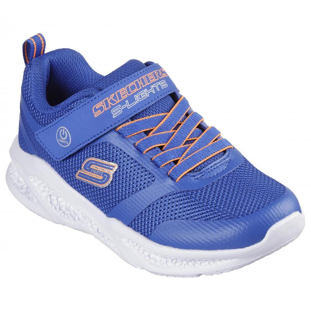 Zapatilla Niño Skechers Meteor-Lights Azul Skechers-4