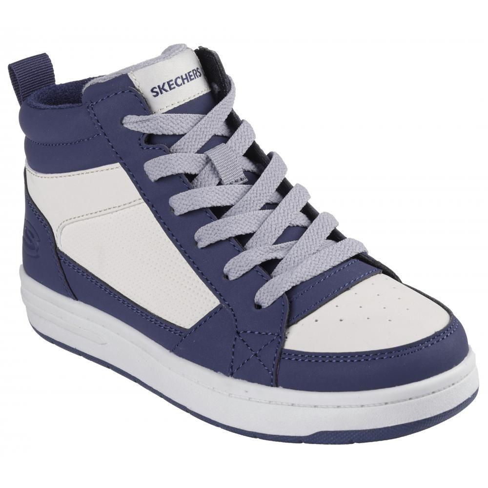 Zapatilla Niño Smooth Street Azul Skechers-4