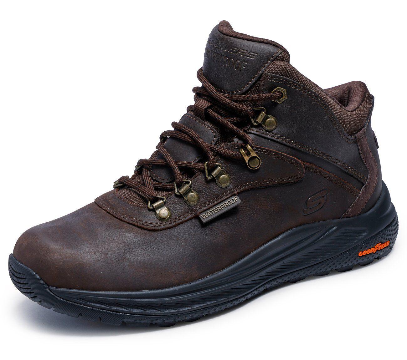 Botines Hombre Slip-ins Meroe Pikeman Café oscuro Skechers-4