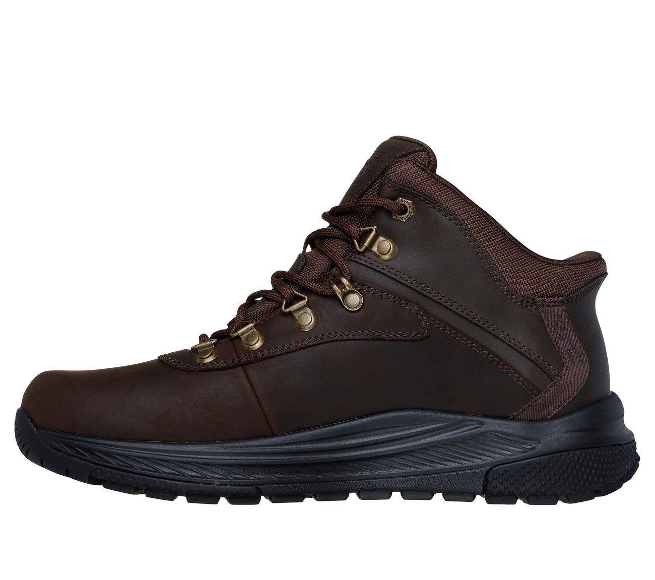 Botines Hombre Slip-ins Meroe Pikeman Café oscuro Skechers-5