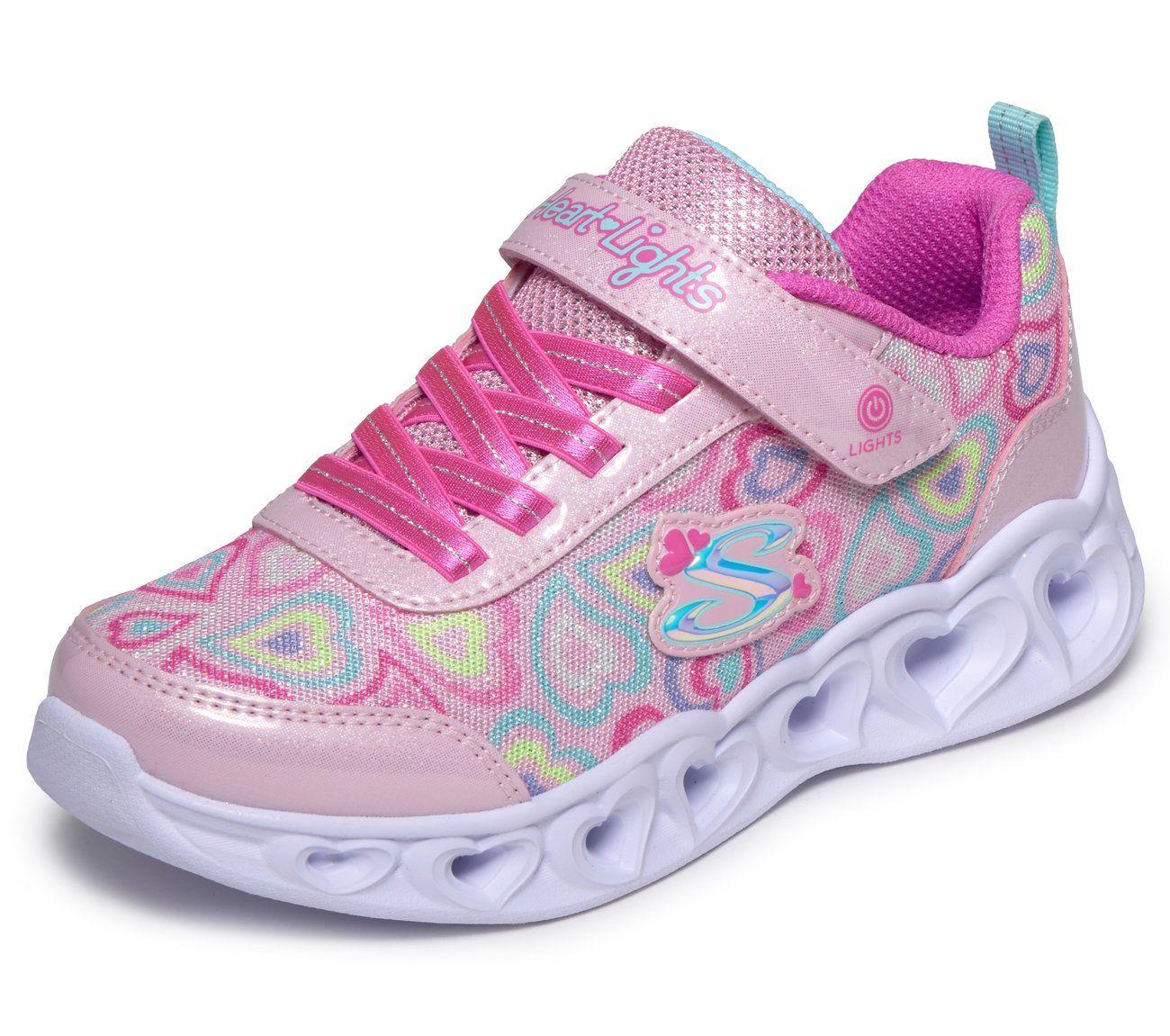 Zapatillas Niña Heart Lights Boogie Love Rosado Skechers-4