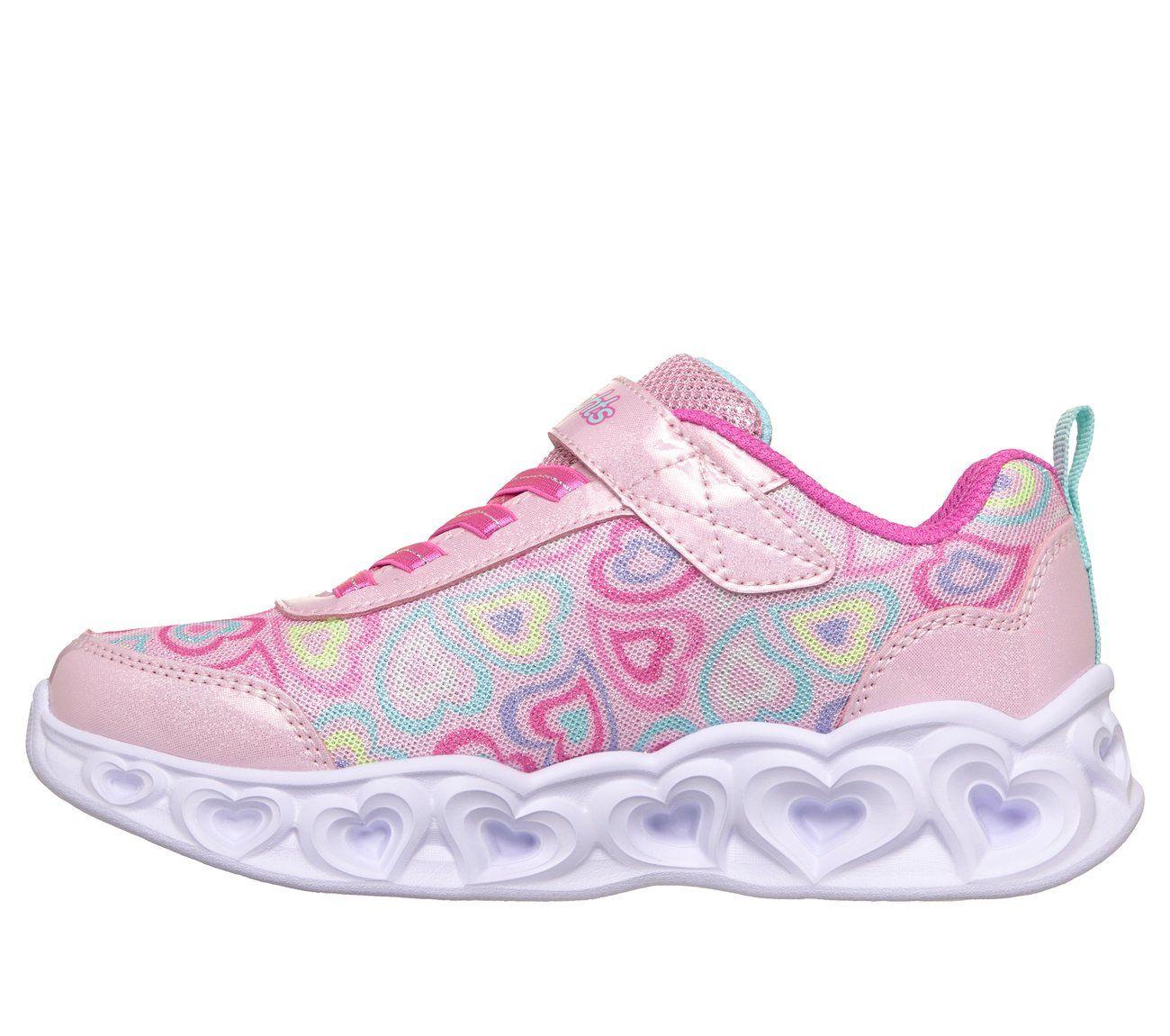 Zapatillas Niña Heart Lights Boogie Love Rosado Skechers-5