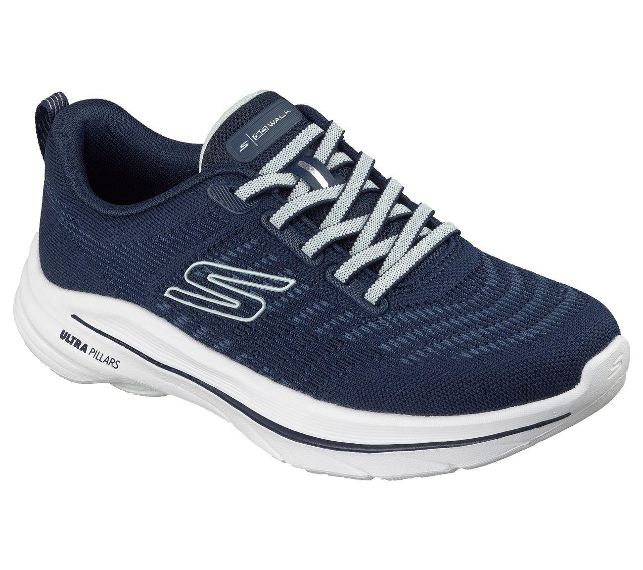 Zapatillas Mujer Go Walk 8 Britt Azul Skechers-3