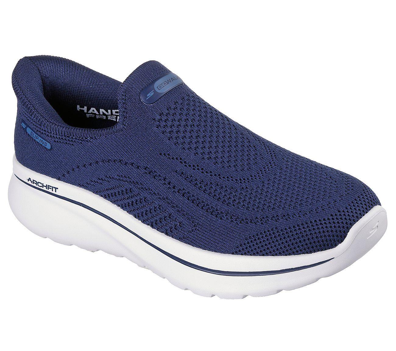 Zapatillas Skechers Mujer Slip-Ins Relaxed Fit Go Walk Azul-4