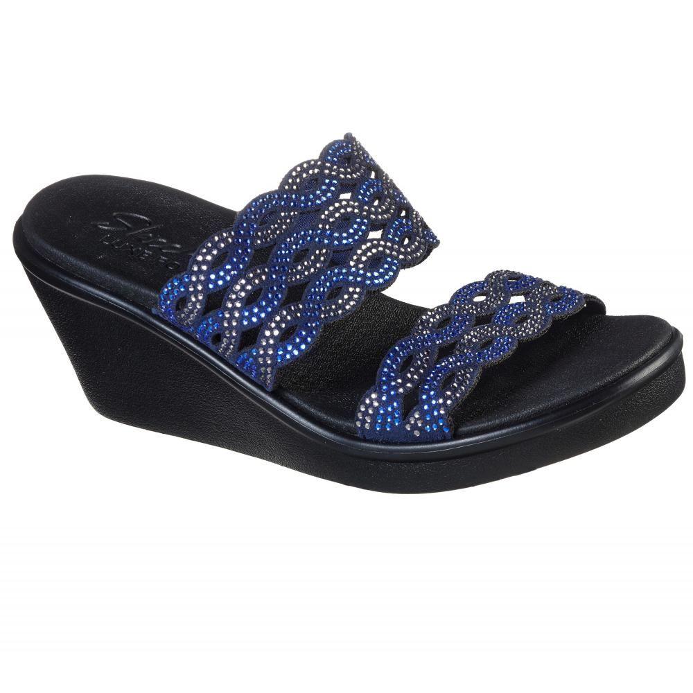 Sandalia Mujer Rumble On Elegant DayAzul Skechers-0