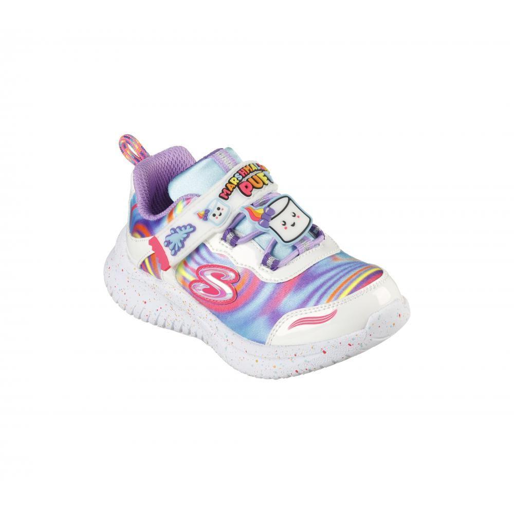 Zapatilla Niña Jumpsters Sweet Kickz Blanco Skechers-4