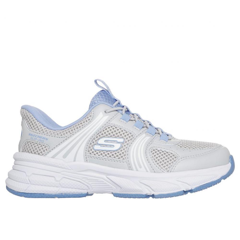 Zapatillas Niña Slip-ins Retro-Graph Gris BL Skechers-0