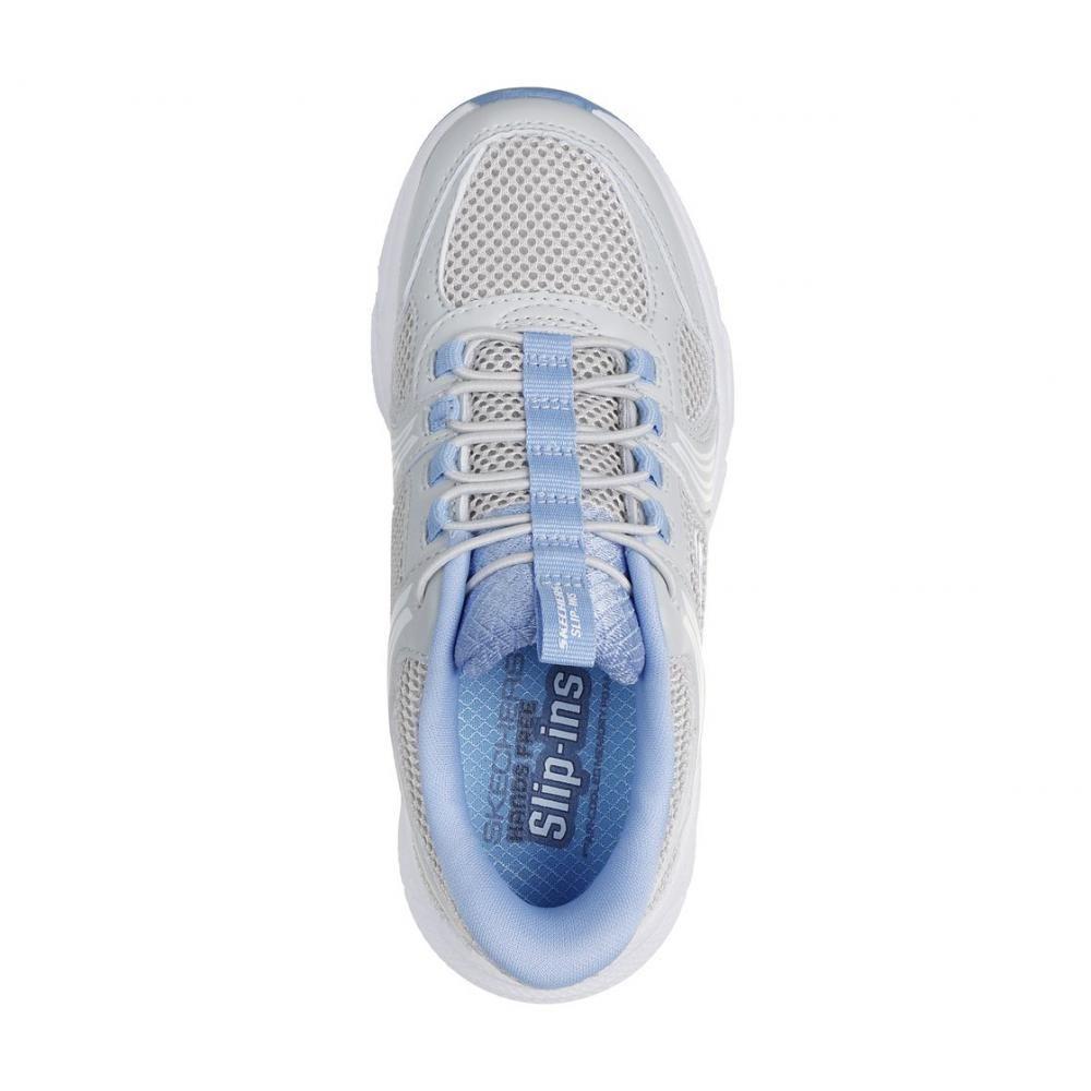 Zapatillas Niña Slip-ins Retro-Graph Gris BL Skechers-1