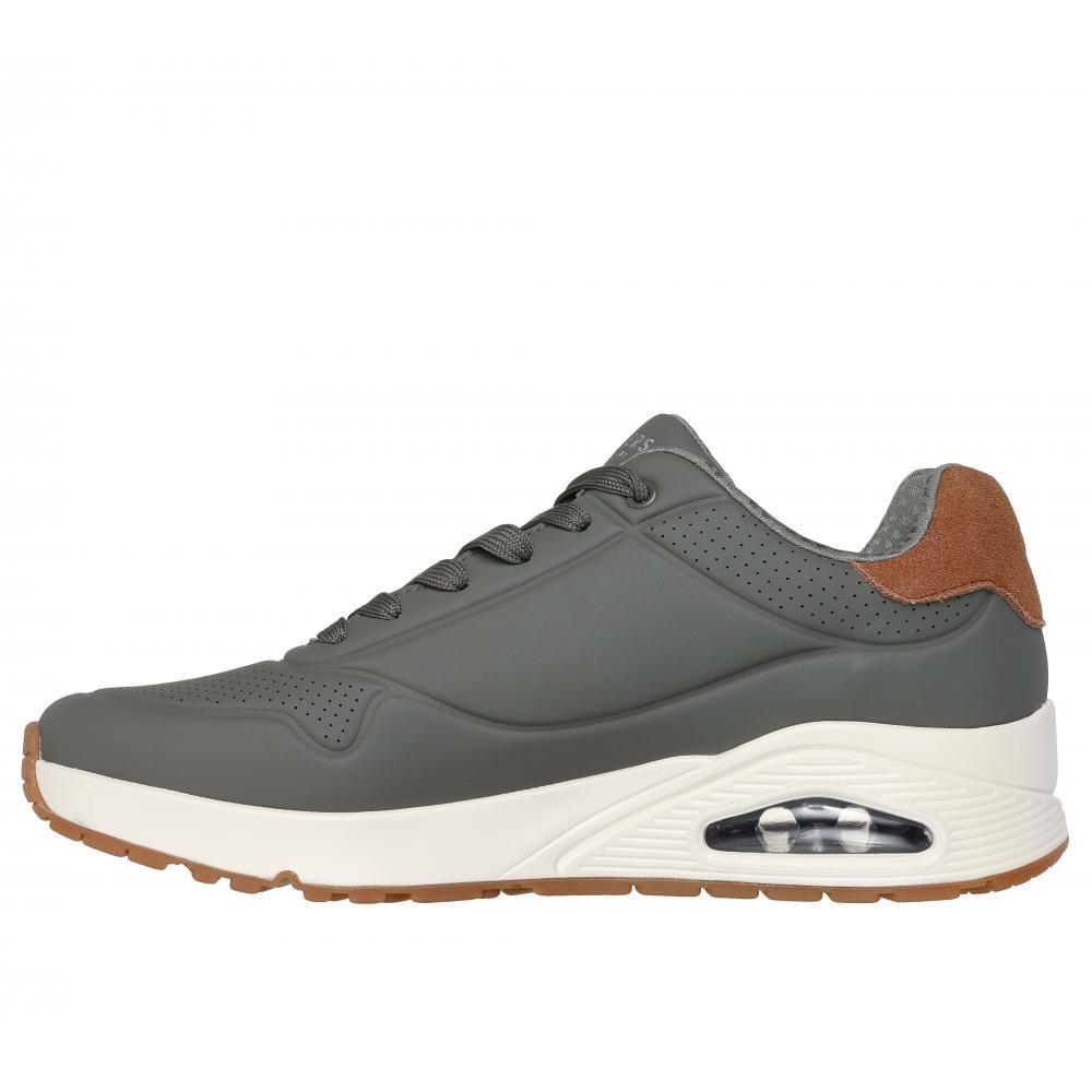 Zapatilla Hombre Uno Suited On Air Verde Skechers-3