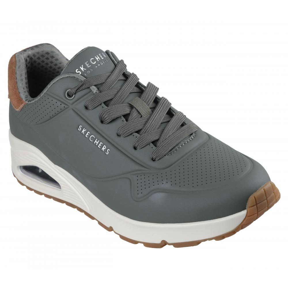 Zapatilla Hombre Uno Suited On Air Verde Skechers-4