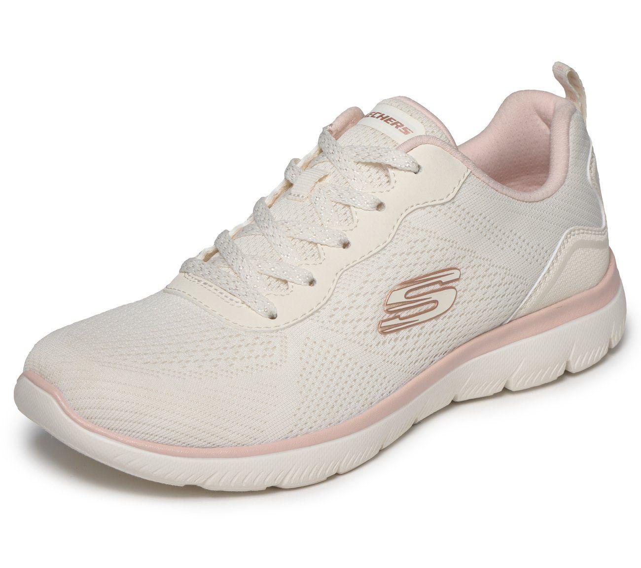 Zapatillas Mujer Summits Beige Skechers-4