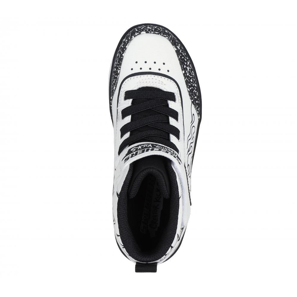 Zapatilla Niño Sport Court 92 Color-Blitz Blanco Skechers-1